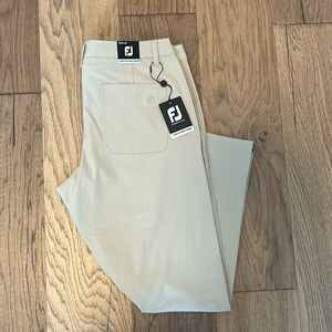 NWT Men’s W36/L30 FootJoy Performance Knit Pant in Khaki